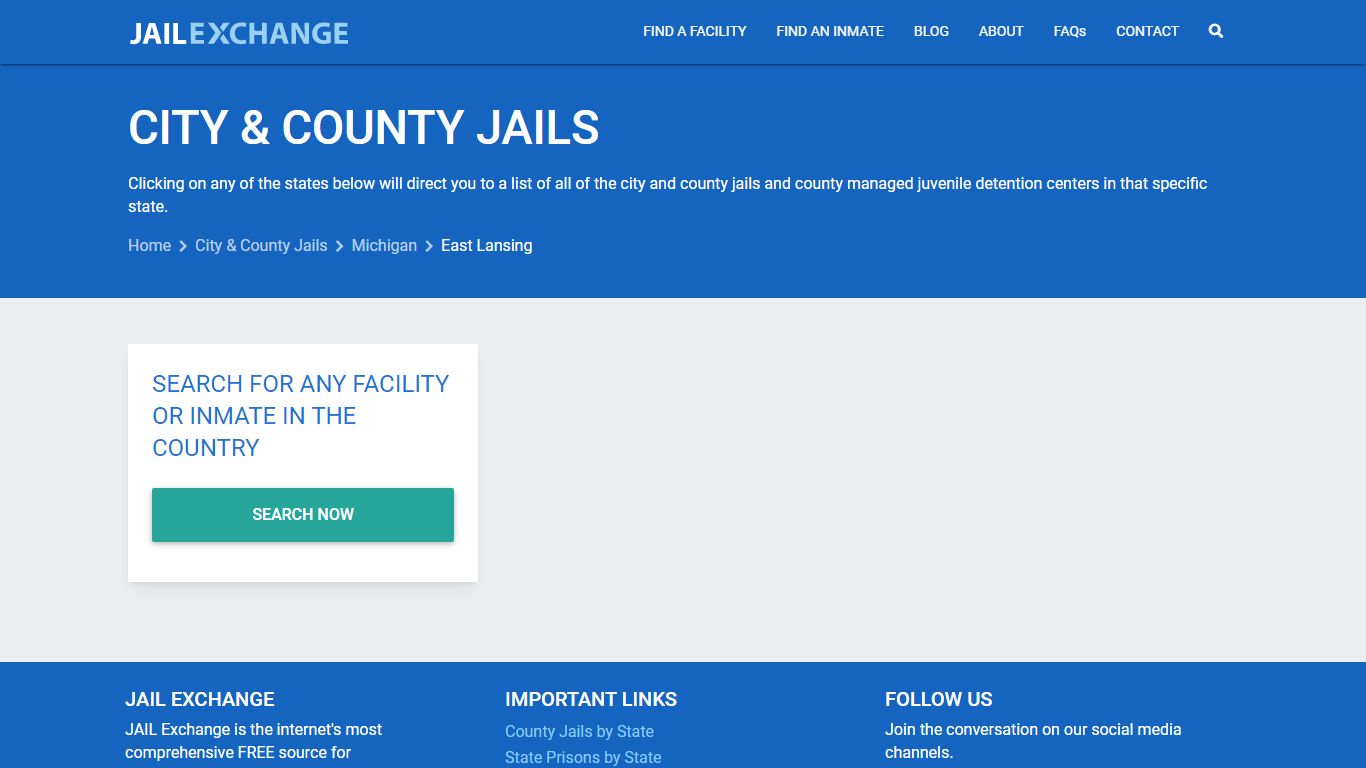 East Lansing City Jail MI | Booking, Visiting, Calls, Phone